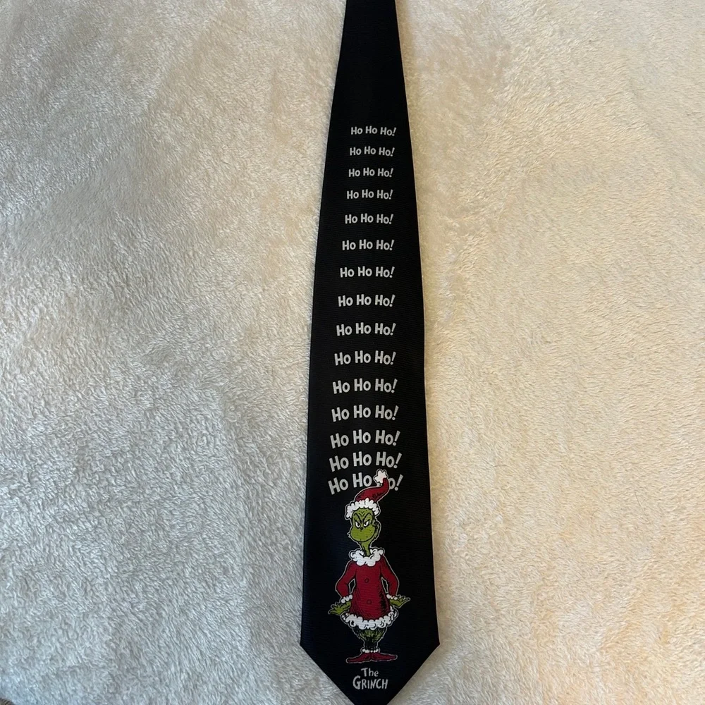 Black Tie with Ho Ho Ho Design
